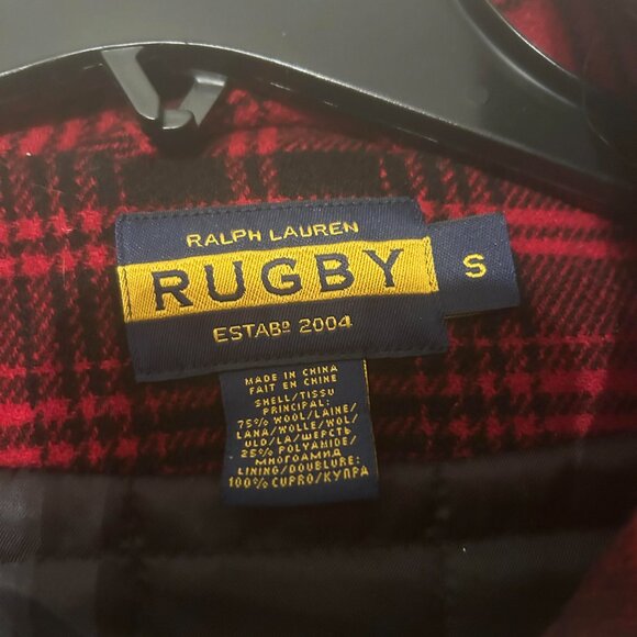 Wool Ralph Lauren Rugby Plaid Jacket - Picture 3 of 12